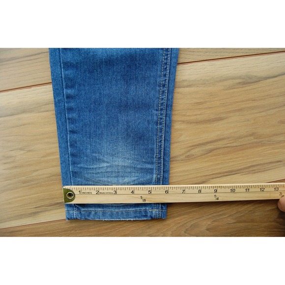 One Teaspoon Awesome Baggies Jeans Womens 25 Blue Distressed Relaxed Fit‎ Denim - Picture 10 of 12
